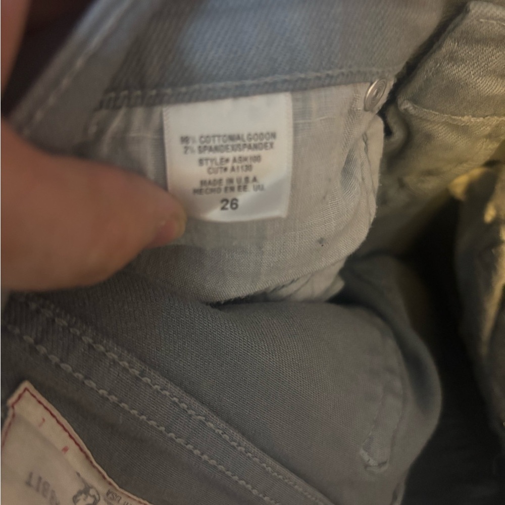 Angry Rabbit Green Skinny Jeans Distressed Style - Picture 5 of 5